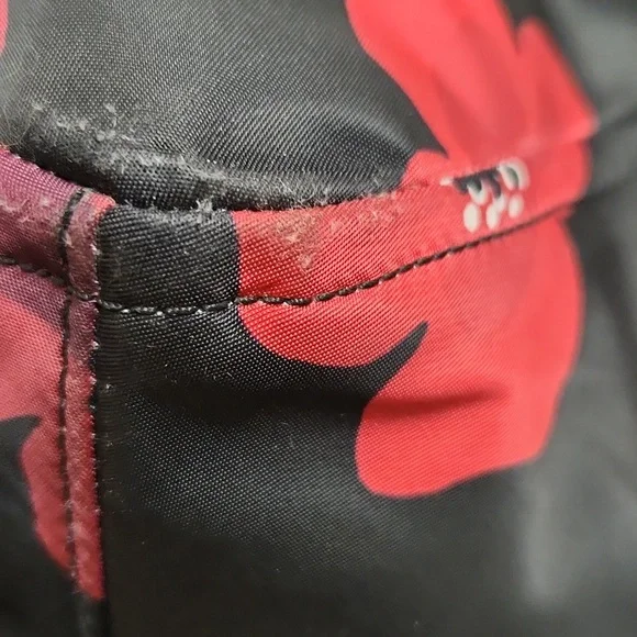 Kate Spade Wilson Road Poppy Alyse Nylon Floral Satchel Tote - Picture 11 of 16